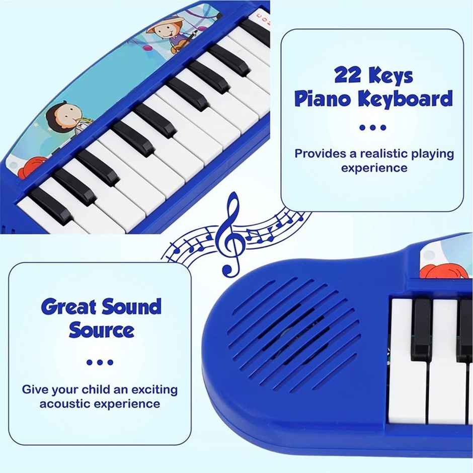 Fablue Multi|Functional Portable Keyboard Piano For Kids | Piano Musical Learning Toy For Toddlers