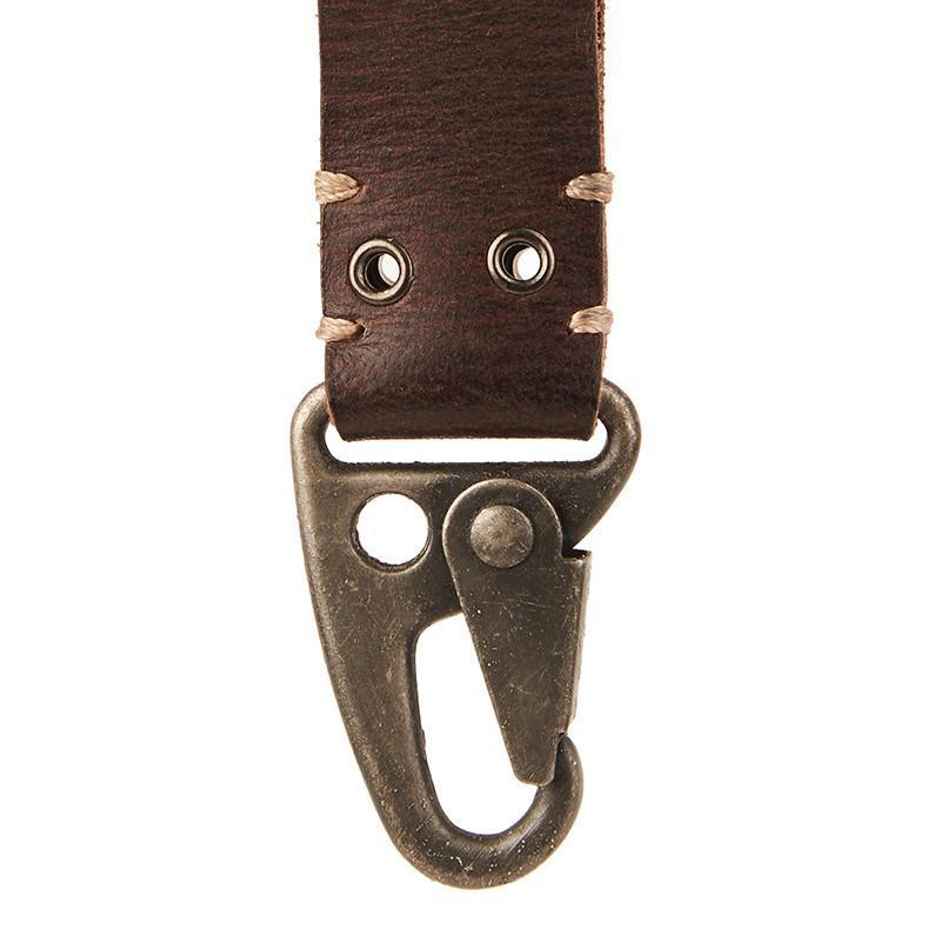 Royal Enfield Metal Hook With RE Wing Key Chain | D. Brown