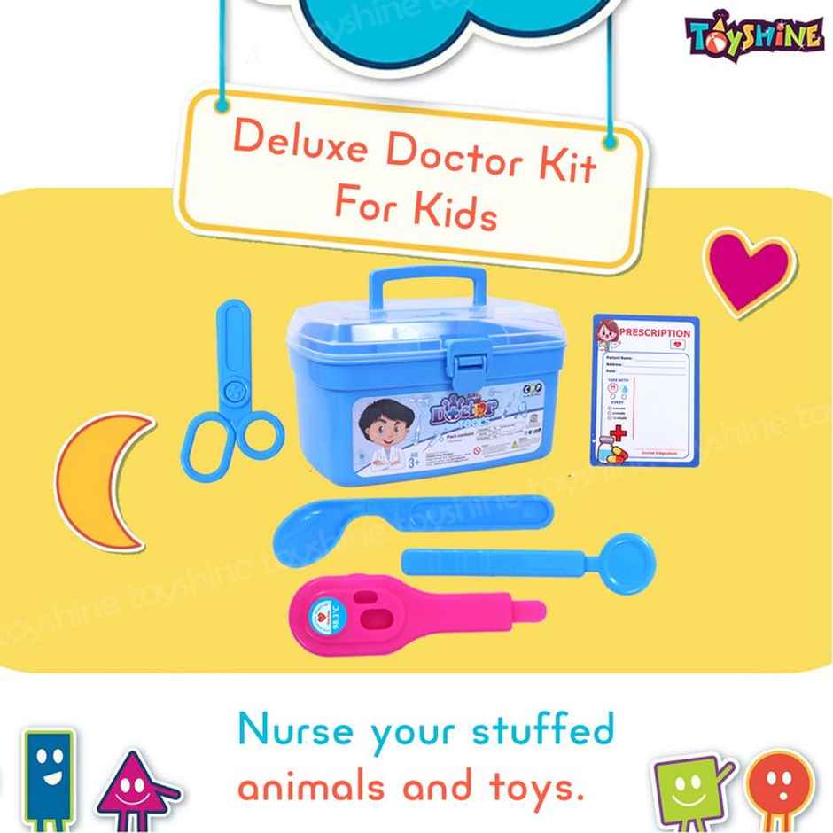 Toyshine Doctor Set For Kids With Stethoscope | 19 Pcs Set | Pretend Play For Toddlers, Boys Girls