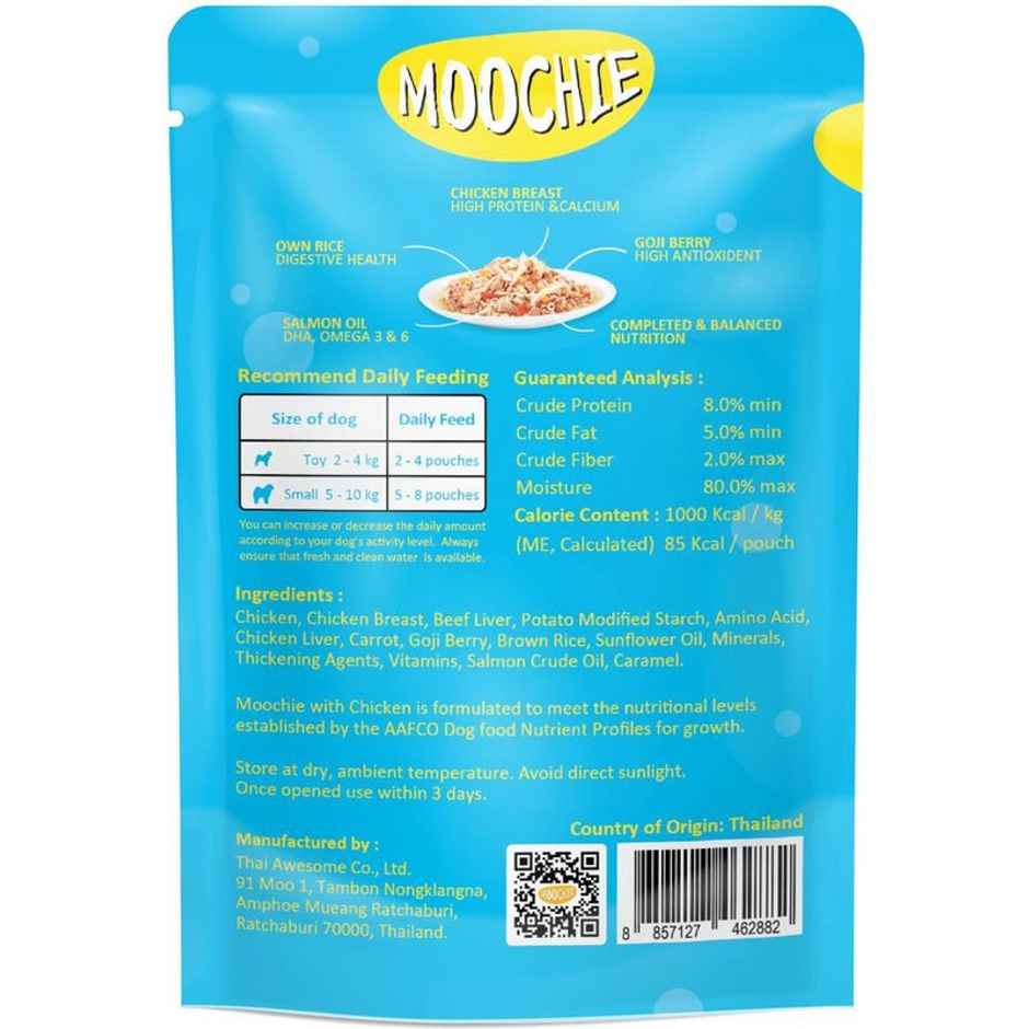 Moochie Dog Wet FOOD - Healthy Growth - Casserole With Chicken Gravy