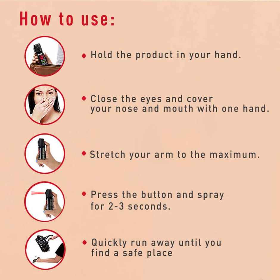 Sirona Impower Self Defence Pepper Spray