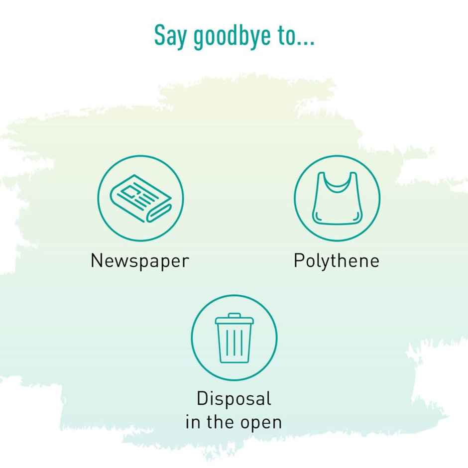 Sirona Sanitary Pads and Diapers Disposal Bag