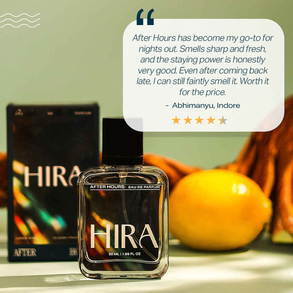 HIRA After Hours Eau De Perfume For Men | Fresh & Woody Notes