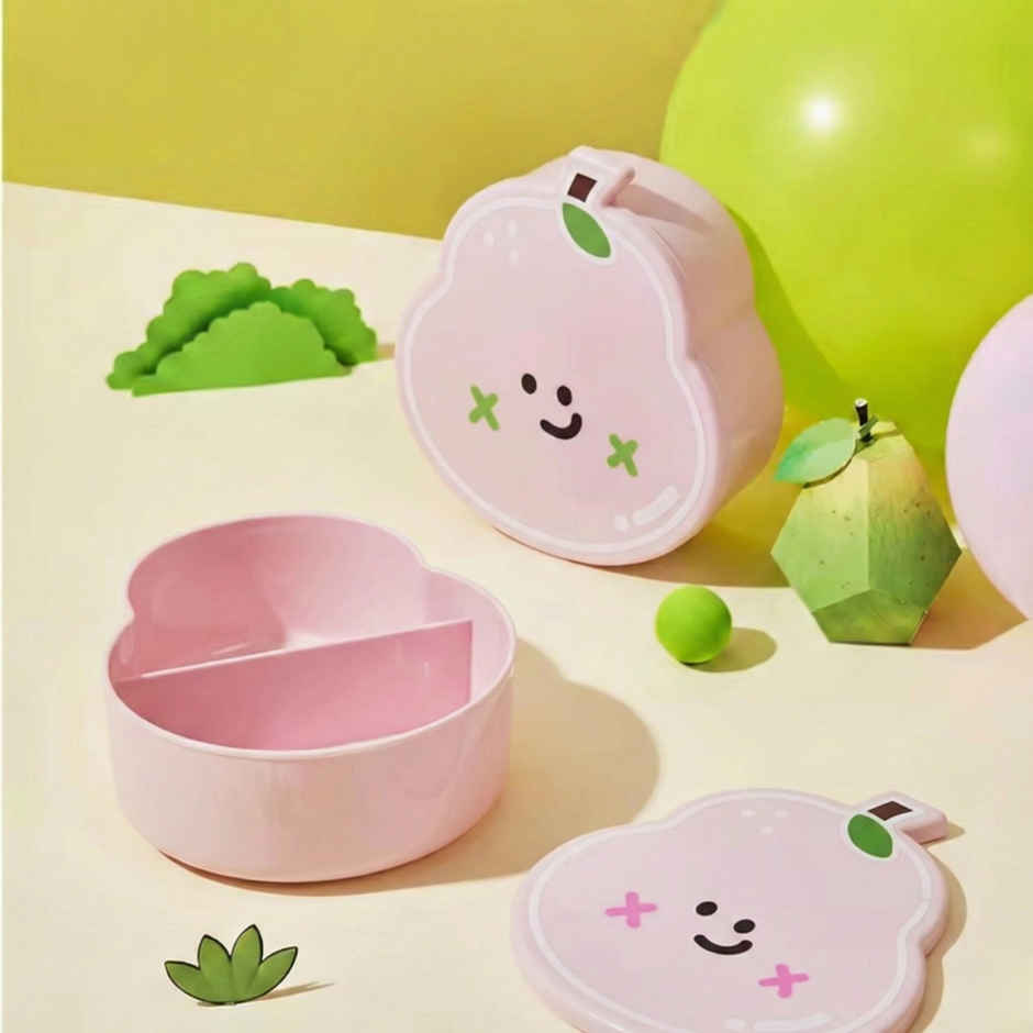 DesignLand Pear Shaped Kids Lunch Box | Pink