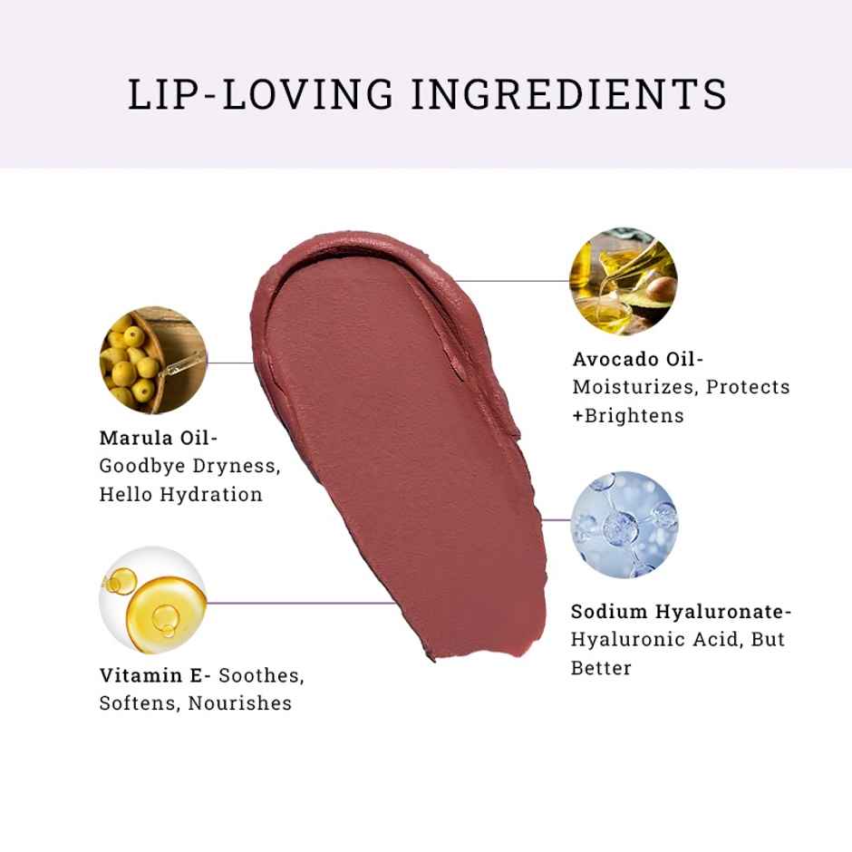 Lovetc Pout | Perfect | Etc High|Definition Matte Lipstick | Gossip Glow | 4.2 g