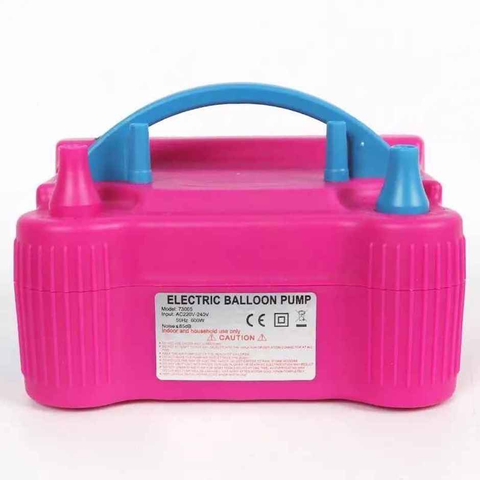 Electric Balloon Pump High Power Portable 110V 220V Inflator Electric Air Pump | Chrome