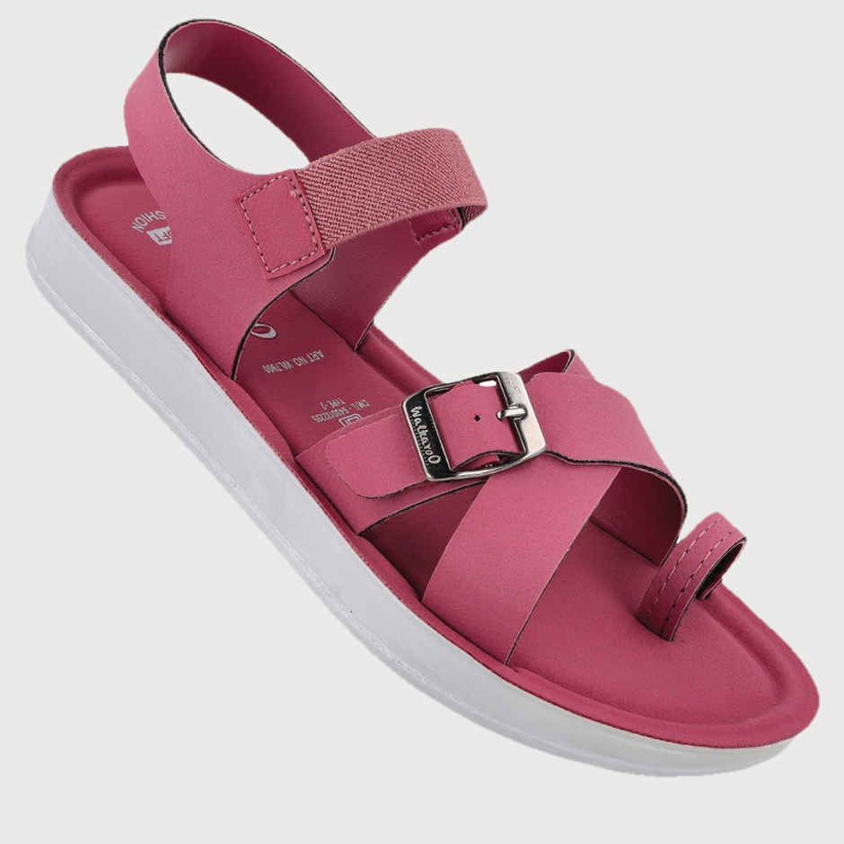 Walkaroo Women's Daily Wear Comfort Sandals - WL7900 Fig | UK9