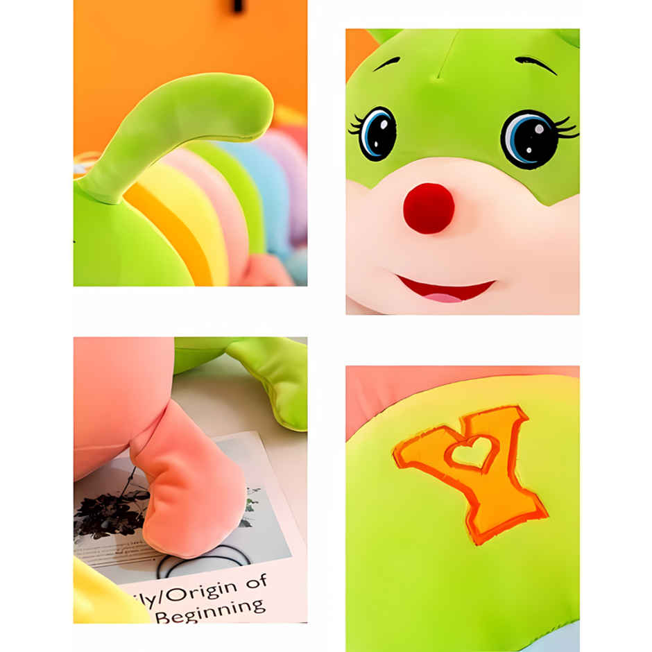 Fablue Cute Caterpillar Soft Toy For Kids - Hugging Pillow Cute Plush Soft Toy