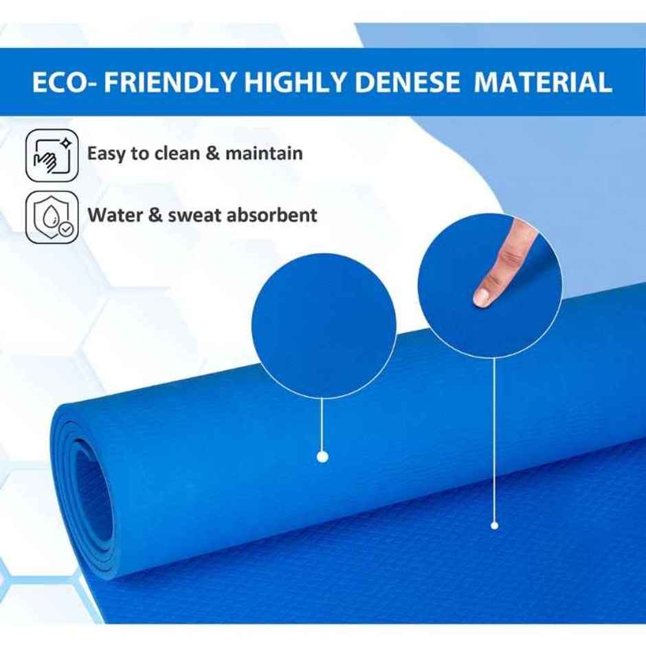 BAY6 Yogamat - 6 mm | With Bag | Blue