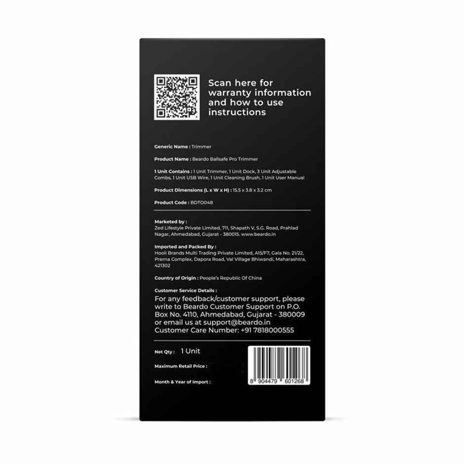 Beardo Ball Safe Pro Trimmer