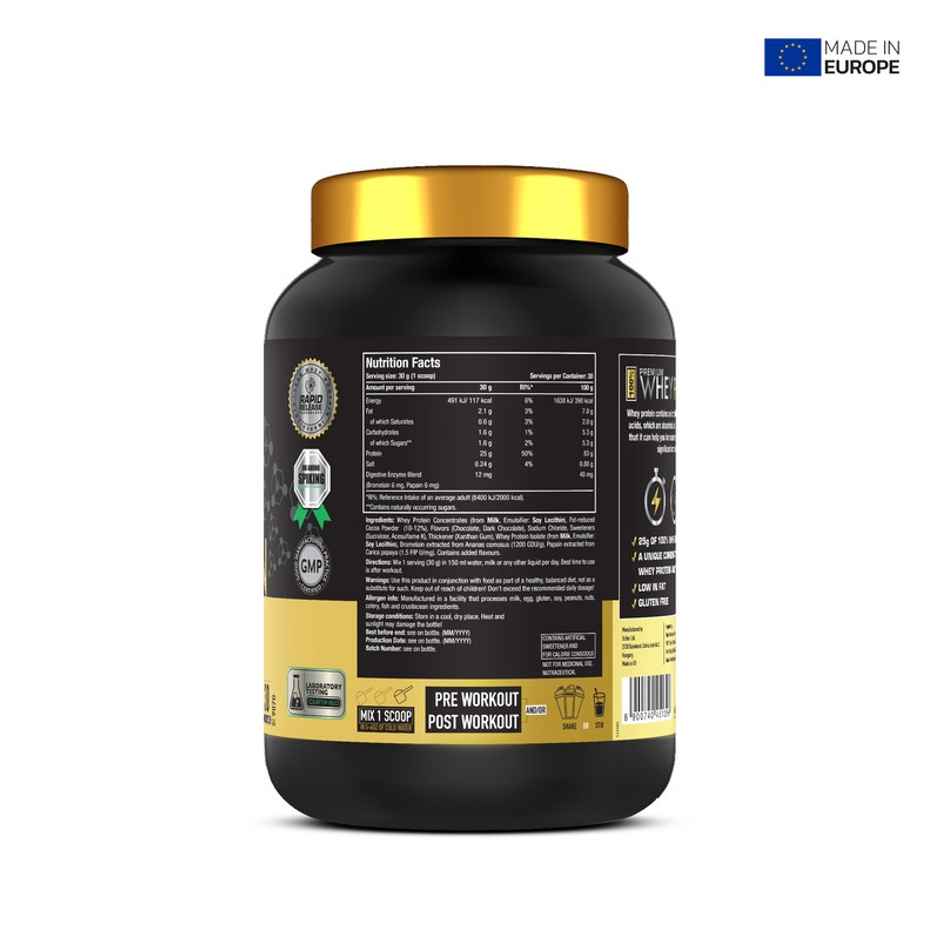 One Science Nutrition Premium Whey Protein Grass Fed Whey - 25G Protein | 2Lbs Chocolate Charge