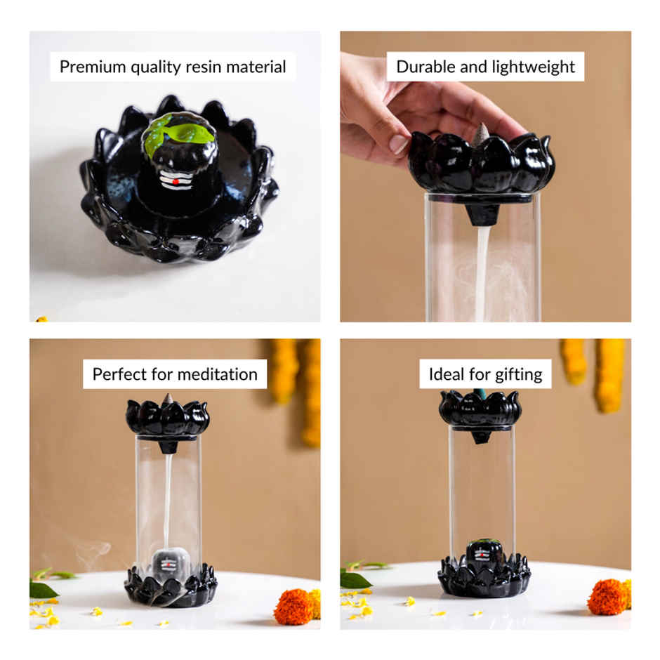 Nestasia Shivling Fountain Incense Holder