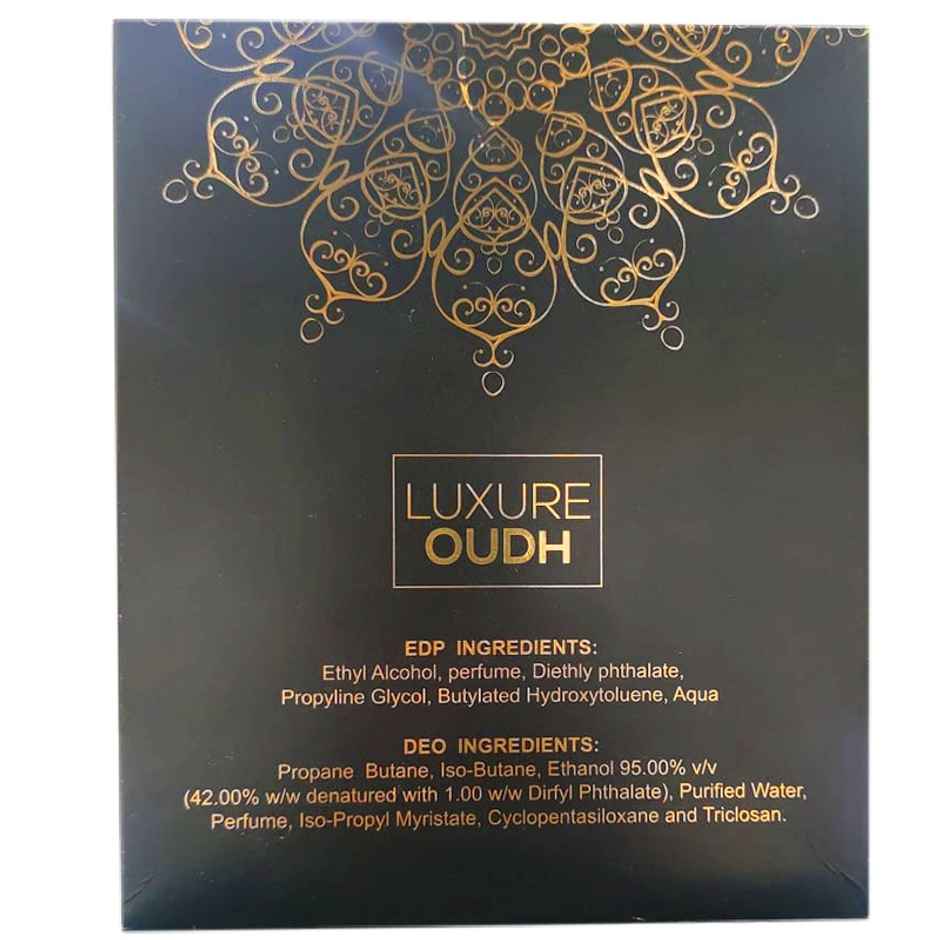 La French Luxure Oudh Perfume & Deodorant Gift Set