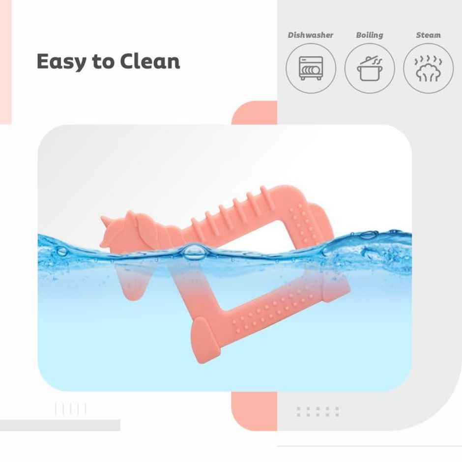 R for Rabbit Tiny Bites Safari Silicone Teether Pack of 3