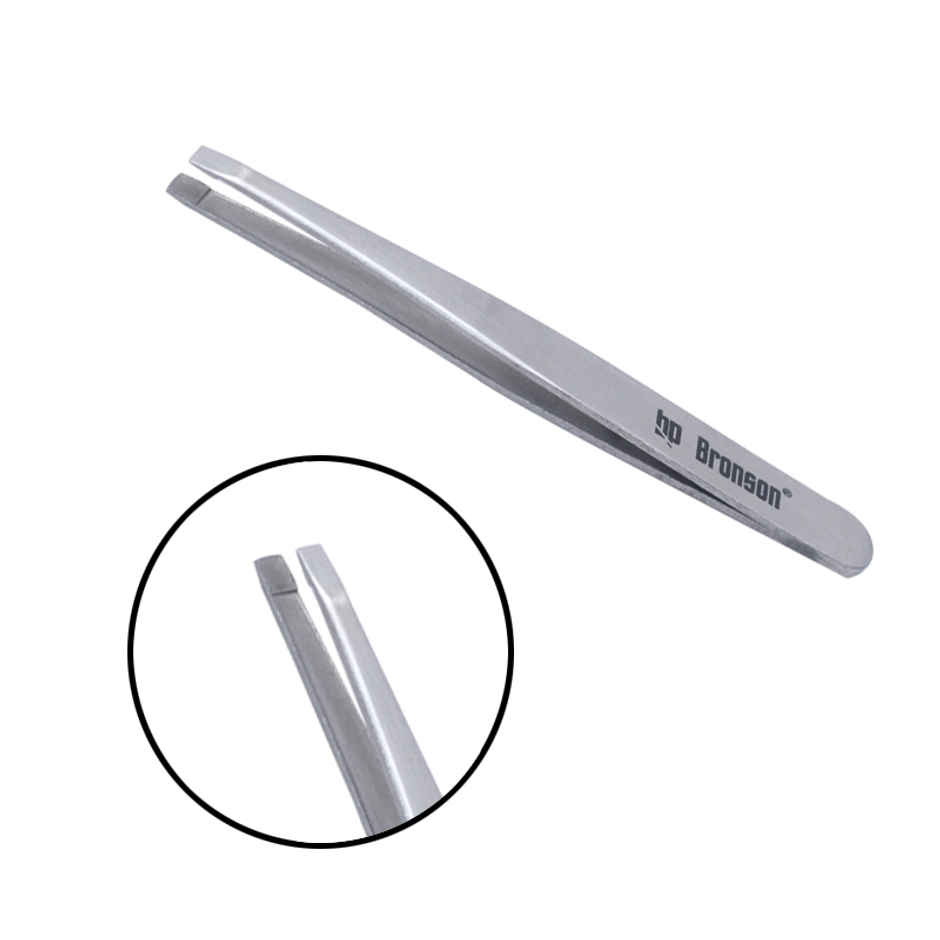 Bronson Professional Tweezer Plucker With Square Tip