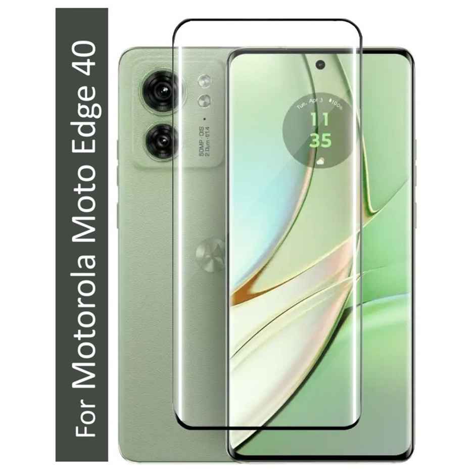 Kwine Case Motorola Moto Edge 40 Tempered Glass Screen Protector