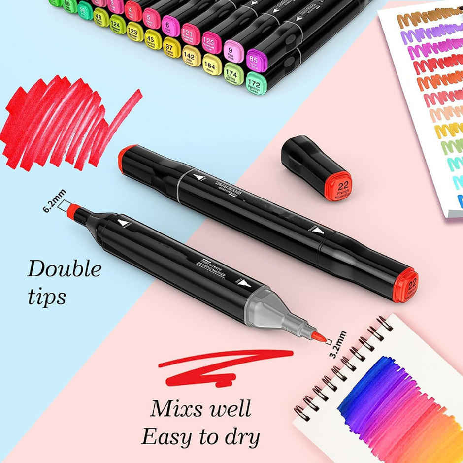 Fablue Art Marker Pen With Storage Bag