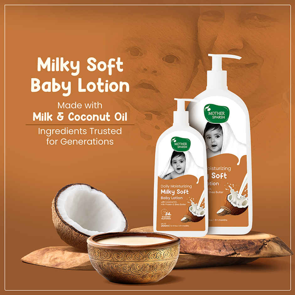 Mother Sparsh Milky Soft Baby Lotion