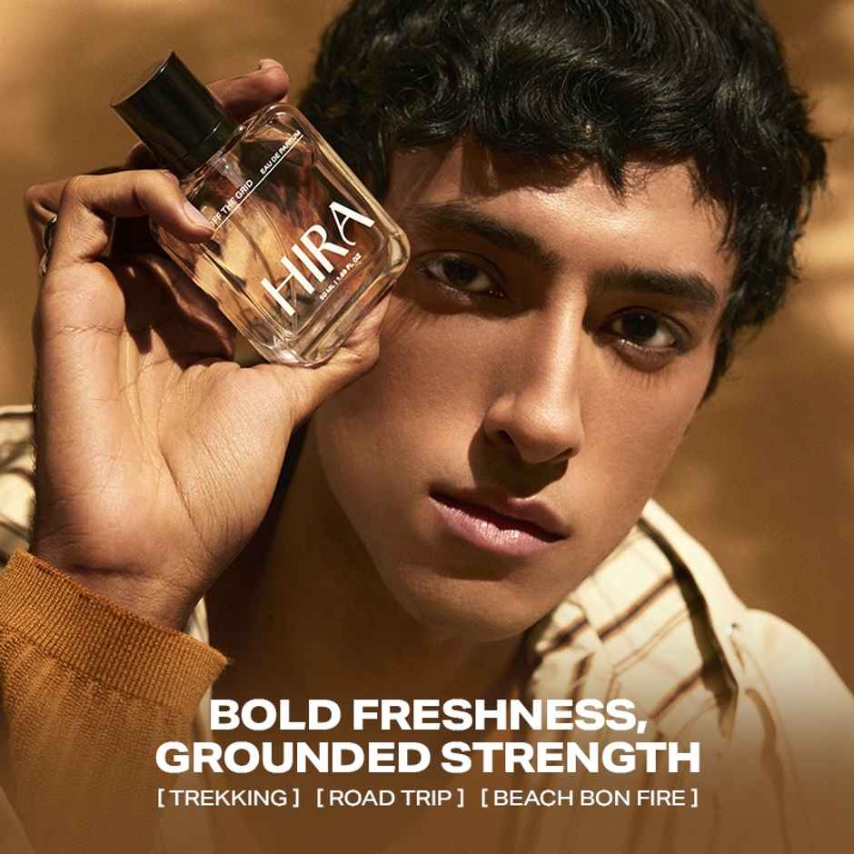 HIRA Off The Grid Eau De Perfume For Men | Earthy & Citrus Notes