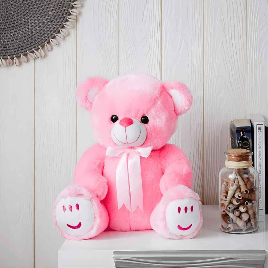 Fablue Teddy Bear Plush Soft Toy Animal for Kids | Pink | 33 cm