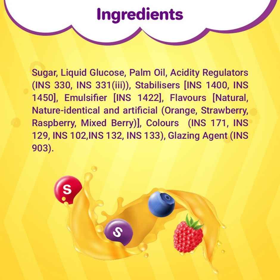 Skittles Wild Berry Bite Size Fruit Flavoured Candy Tube