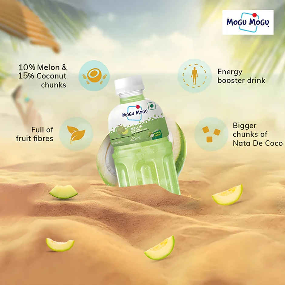 Mogu Mogu Melon Juice With Nata De Coco