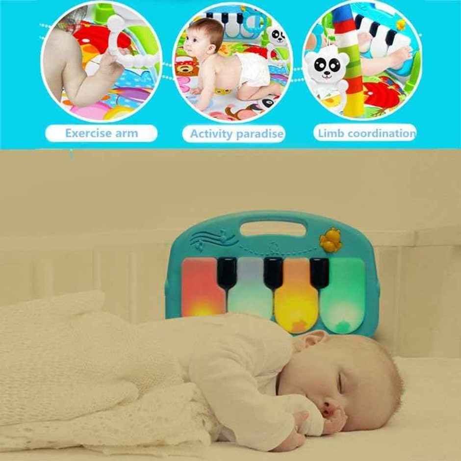 Storio Kick and Play Baby Gym Mat | Newborn Activity Playmat for Tummy Time