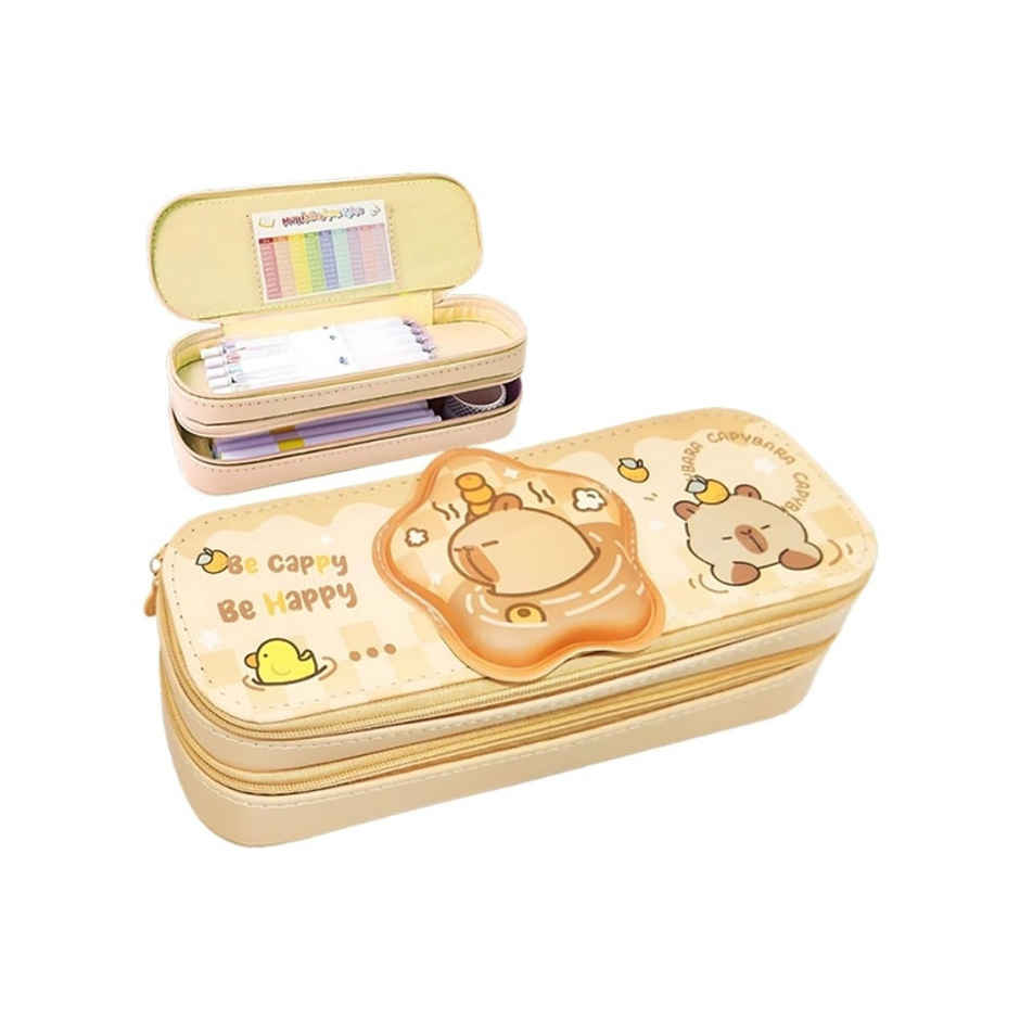 Fablue Capybara Pencil Pouch | Beige