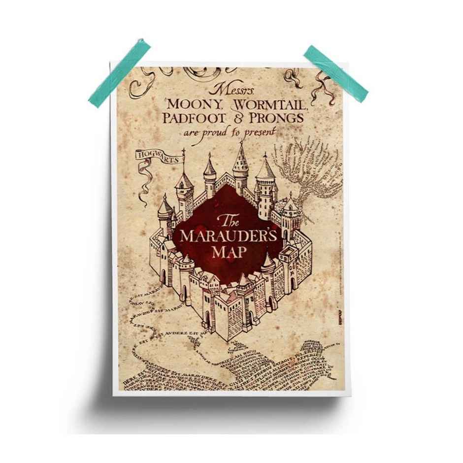 House Of Festivals Harry Potter- The Marauder'S Map - Harry Potter Official Poster