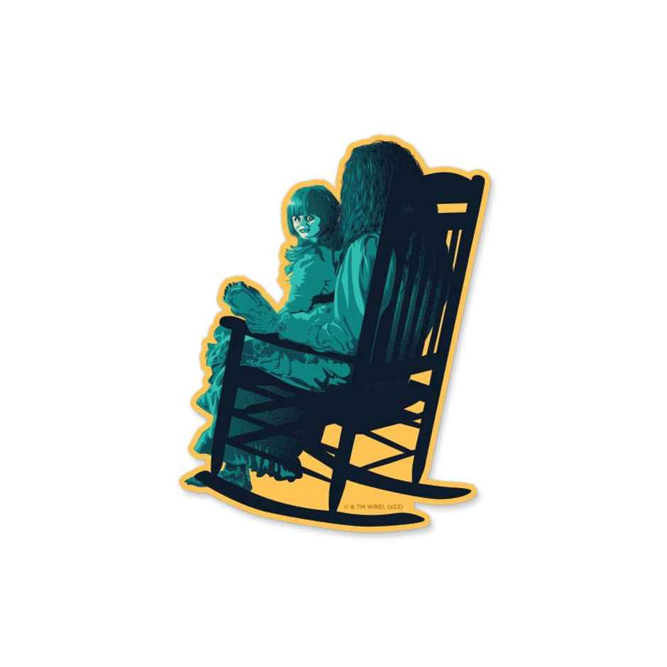 House of Festivals Cursed Doll - the Conjuring Official Sticker