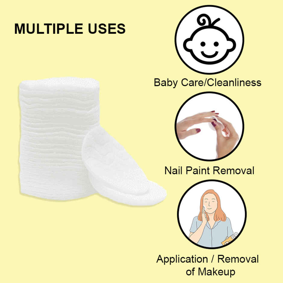 Bronson Professional Round Facial Cotton Pads for Applying & Removing Makeup | Sensitive Skin