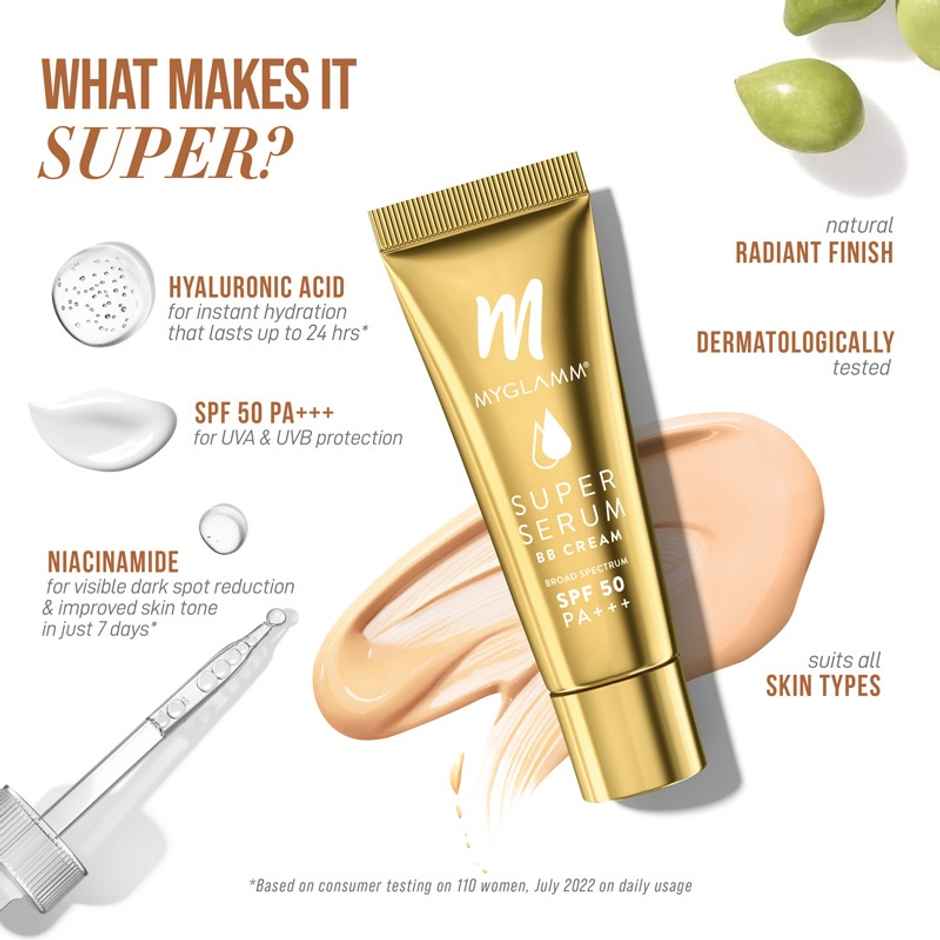 Myglamm Super Serum Bb Cream-301 Almond