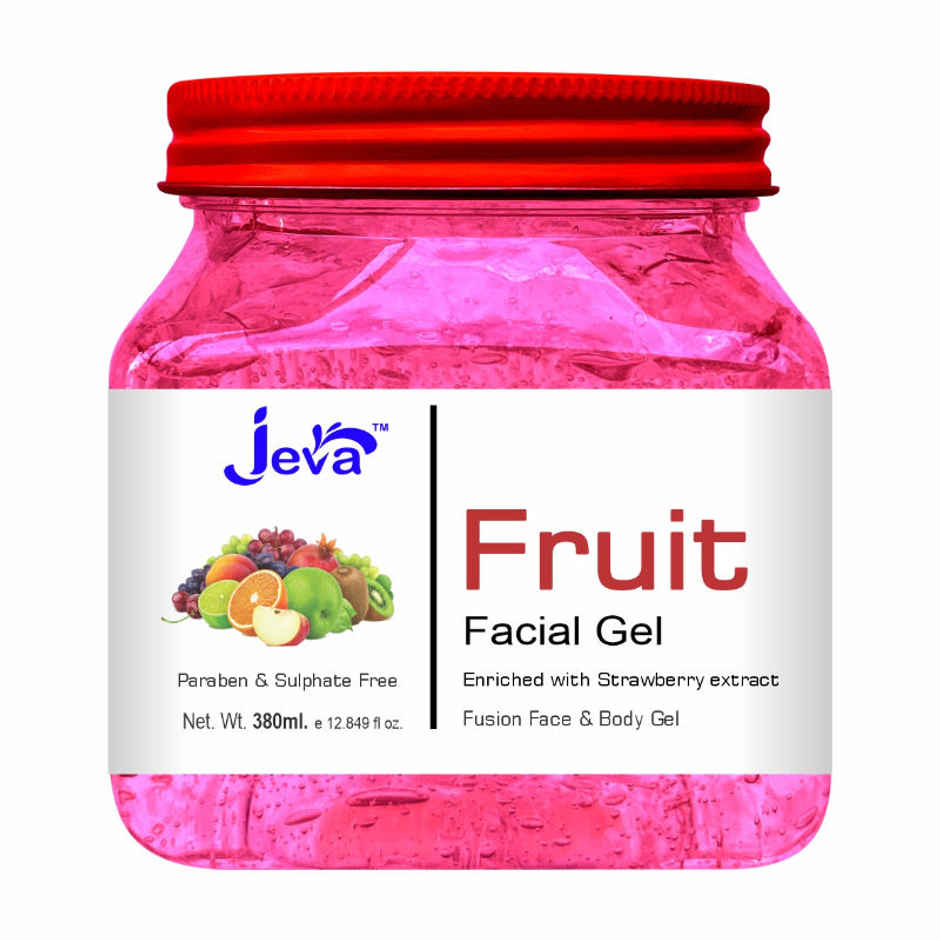 Jeva Fruit Eco Facial Kit for Total Nourishment & Ultra Moisturization for All Skin Types