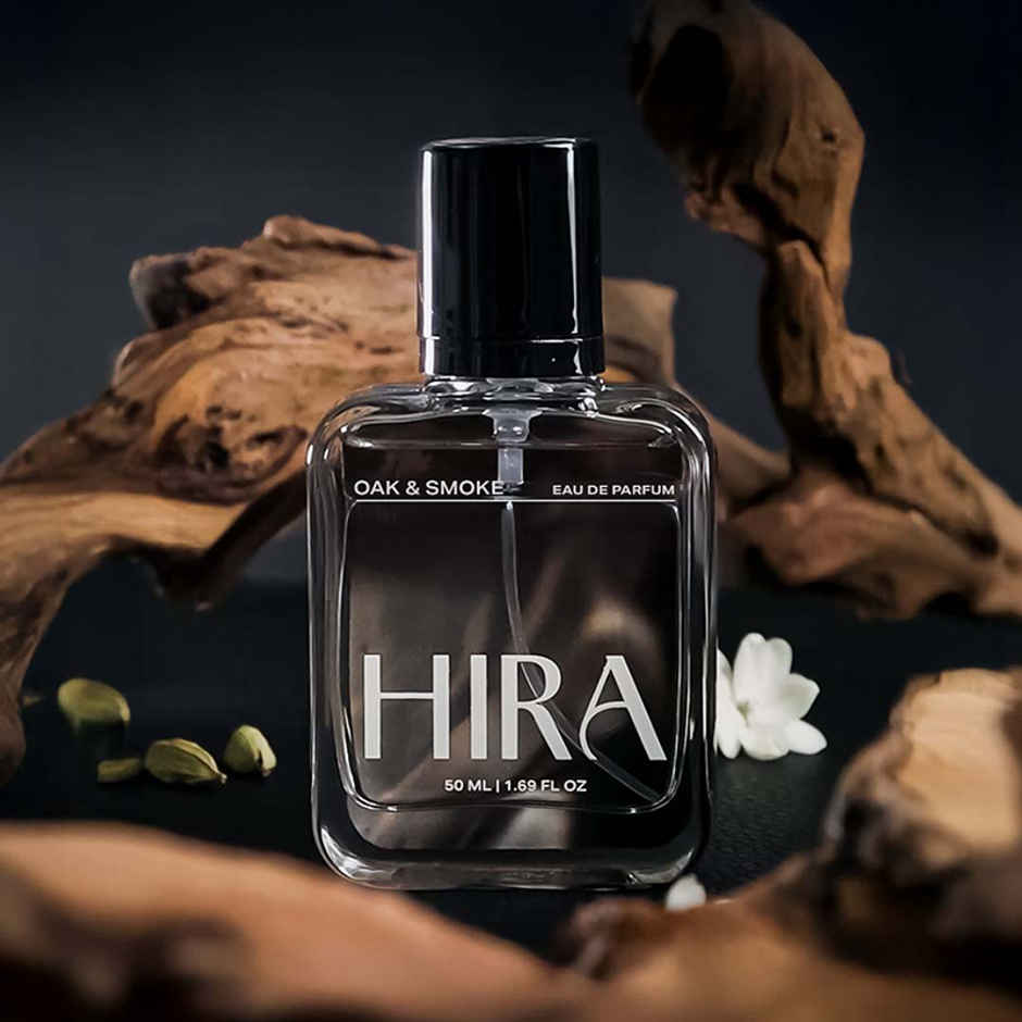 HIRA Oak & Smoke Eau De Perfume For Men | Leather & Cardamom Notes