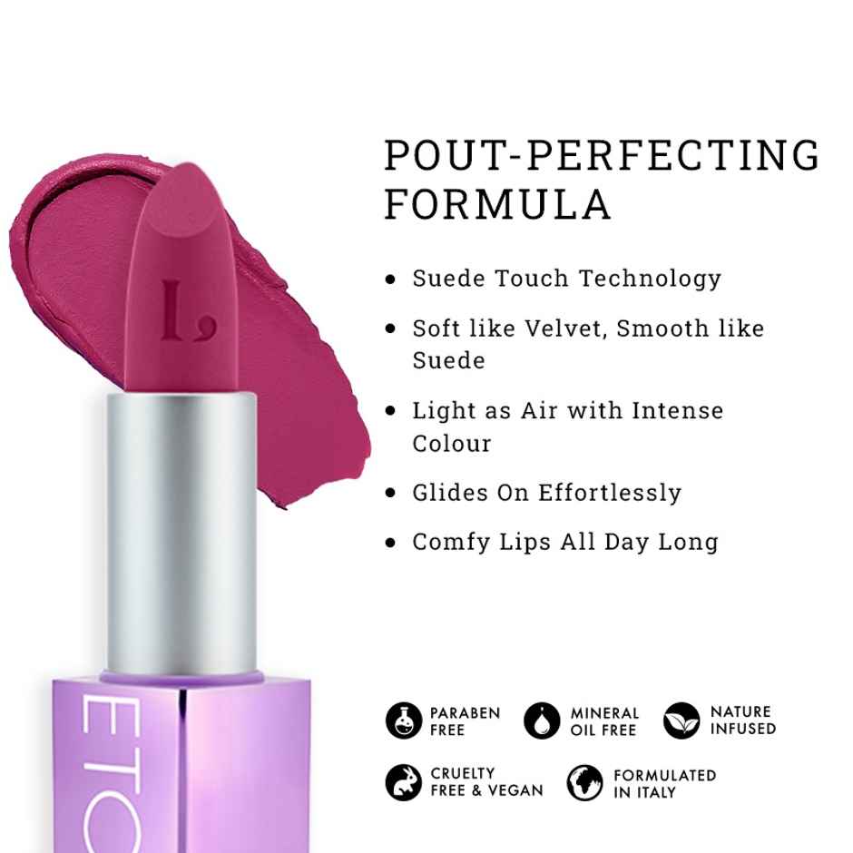 Lovetc Pout | Perfect | Etc High|Definition Matte Lipstick | Birthday Blush