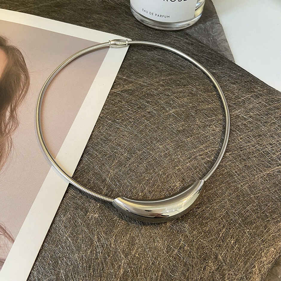 Just Lil Things Artificial Silver Necklace | jltn0812