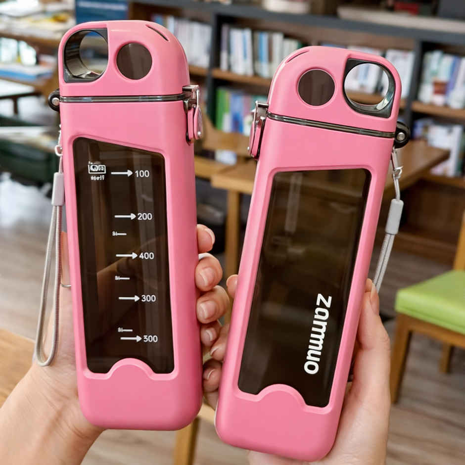 DesignLand New Lighter Shape Water Bottle | Pink | 350 ml