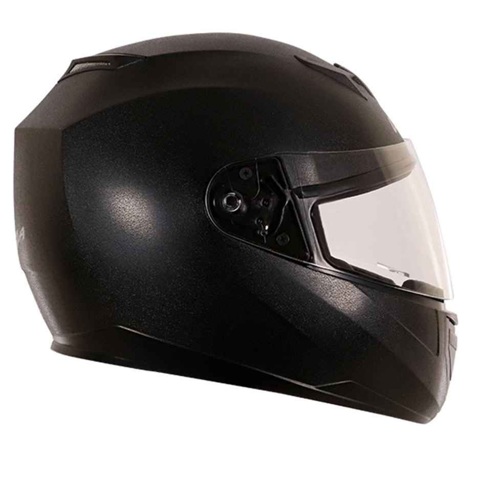 Vega Edge ISI Certified Lightweight Full Face Helmet Black Helmet-L