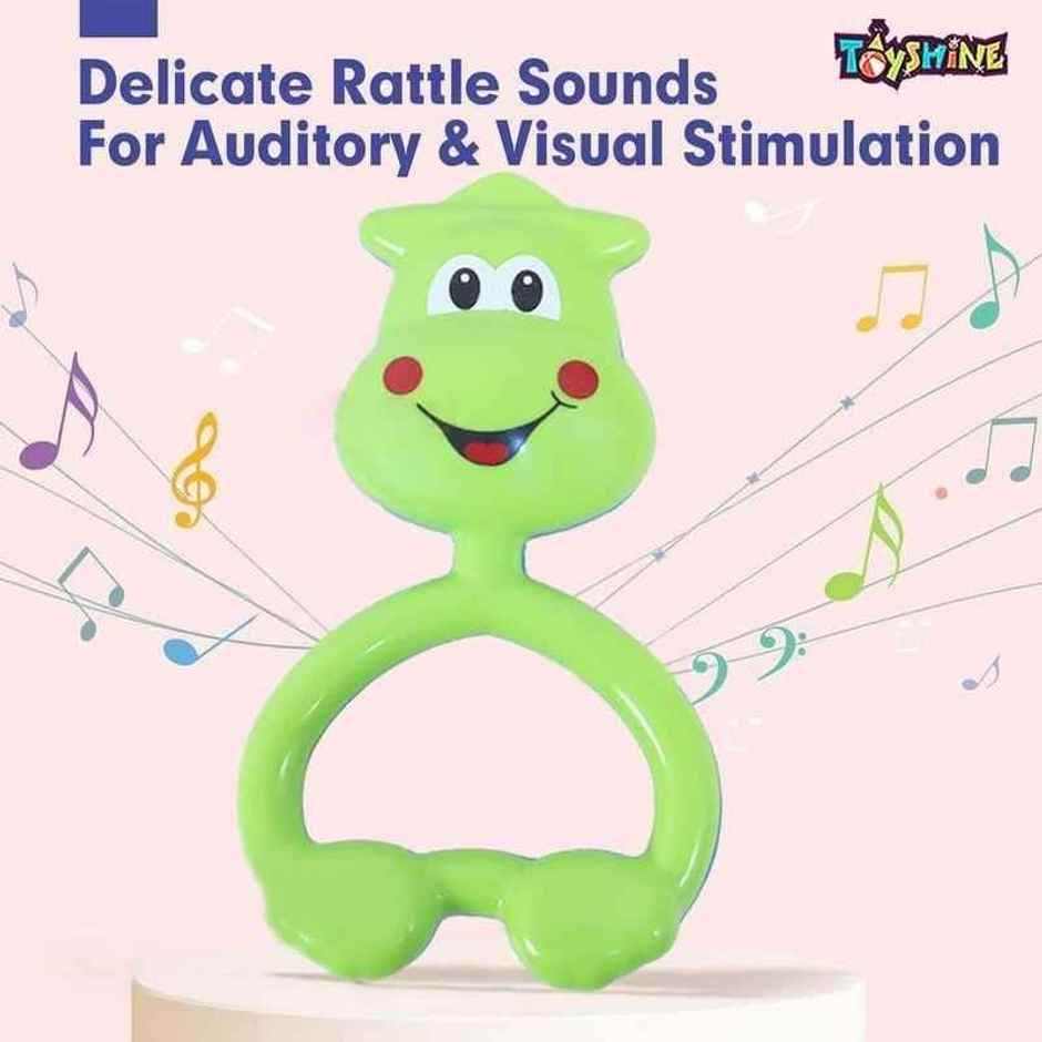 Toyshine Baby Rattle & Teether Set | 7 Non-Toxic Toys for Newborns