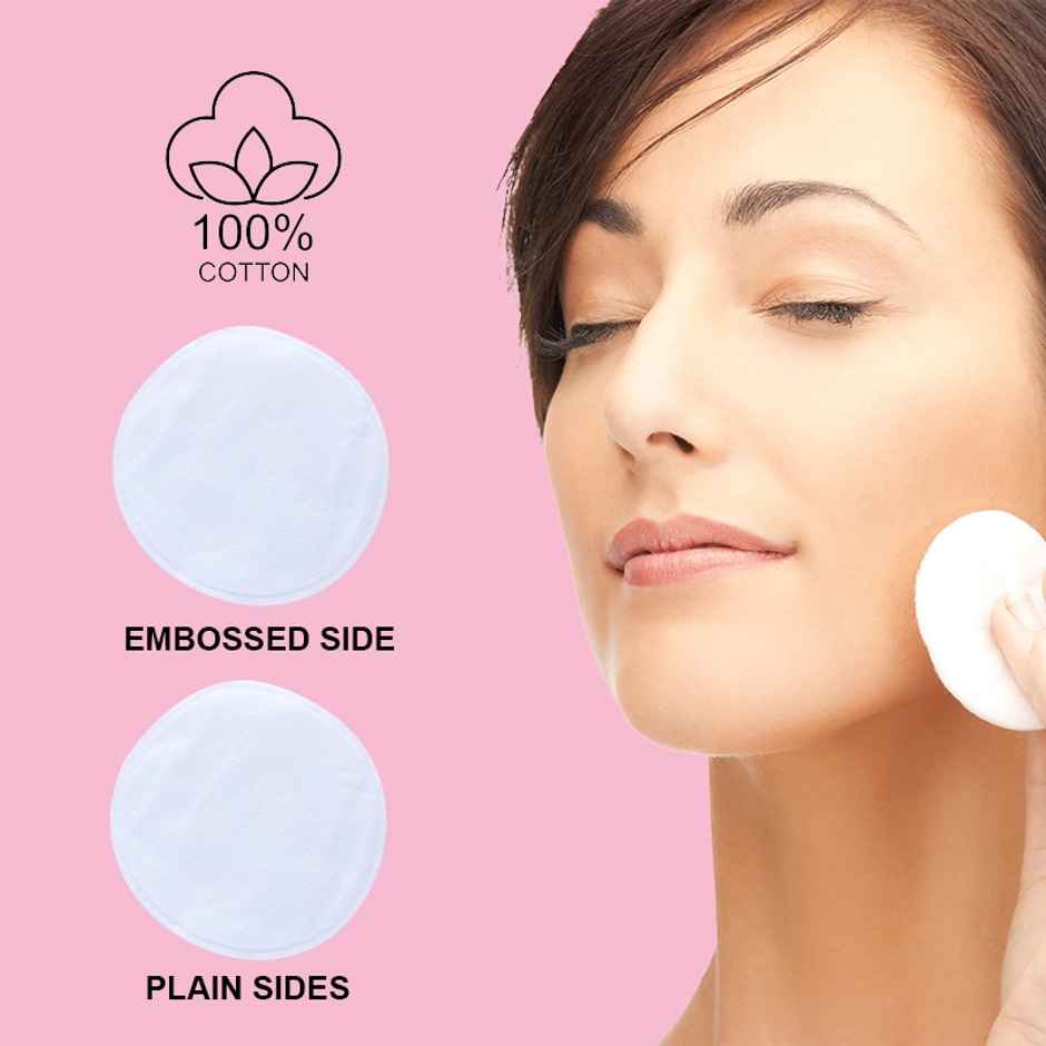 Bronson Professional Round Facial Cotton Pads For Applying & Removing Makeup | Sensitive Skin