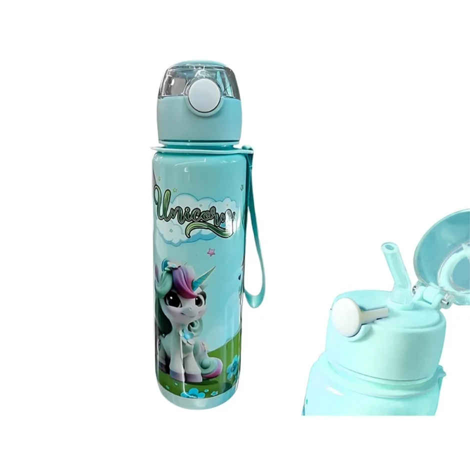 Fablue Unicorn Sipper Kids Bottle | Green