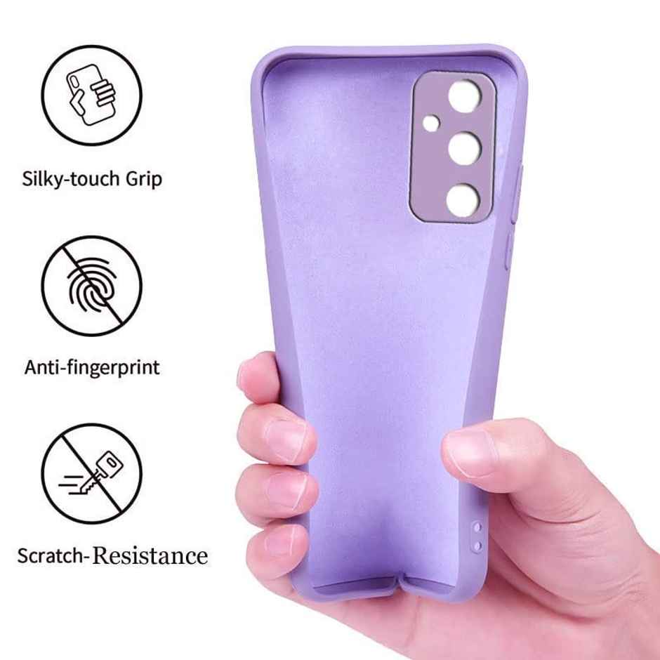 Artistque Case For Samsung Galaxy A34 5G Back Cover - Plain Liquid Silicone Cover
