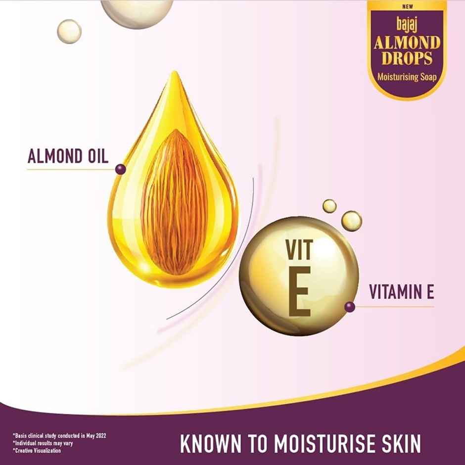 Bajaj Almond Drops Moisturizing Soap