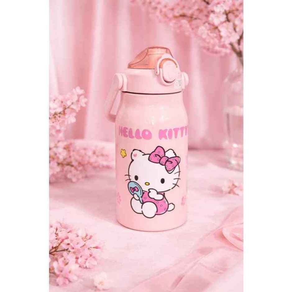 DesignLand Hello Kitty Water Bottle | Pink | 600 ml