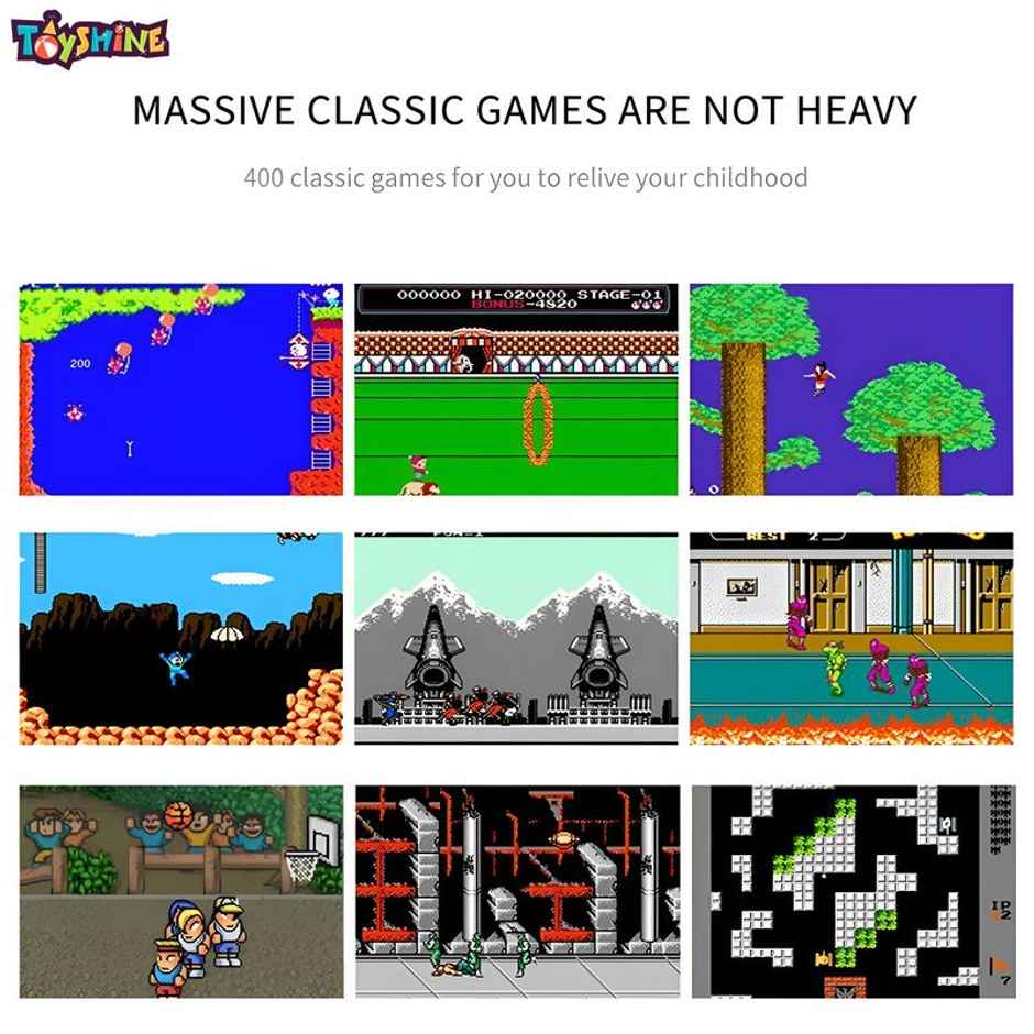 Toyshine Sup Game Box, 400 In One Handheld Game Console Can Connect To A Tv (Multicolour)