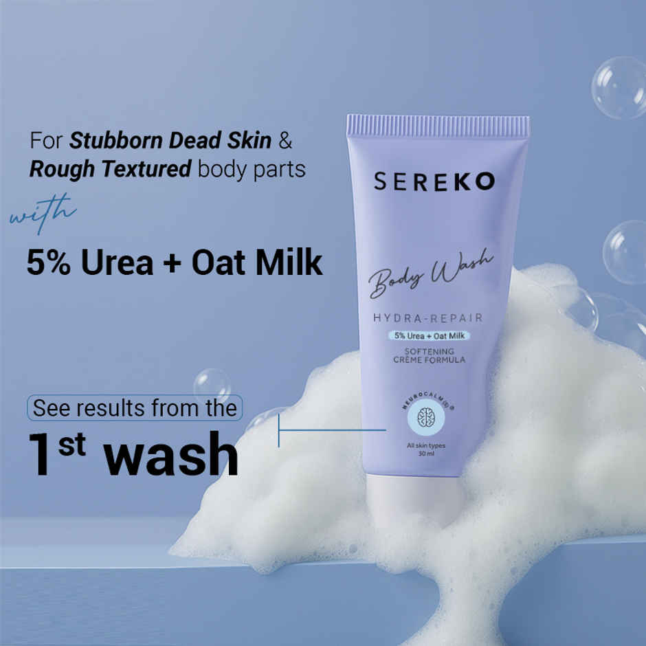 SEREKO Body Wash with Olive Oil & Oat Milk | No Acne, Moisturising, Brightening | Paraben & Sulphate Free