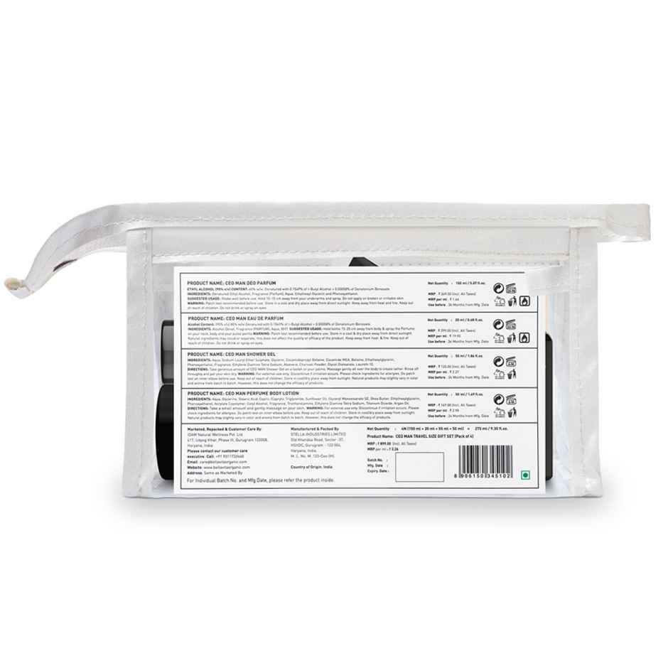 BELLAVITA CEO Man Mini Travel Kit(Pack of 4)