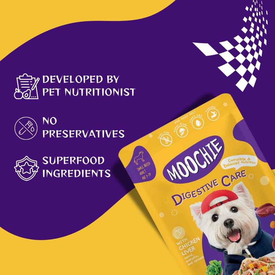 Moochie Dog Wet Food - Digestive Care - Casserole With Chicken Liver Gravy | Grain-Free