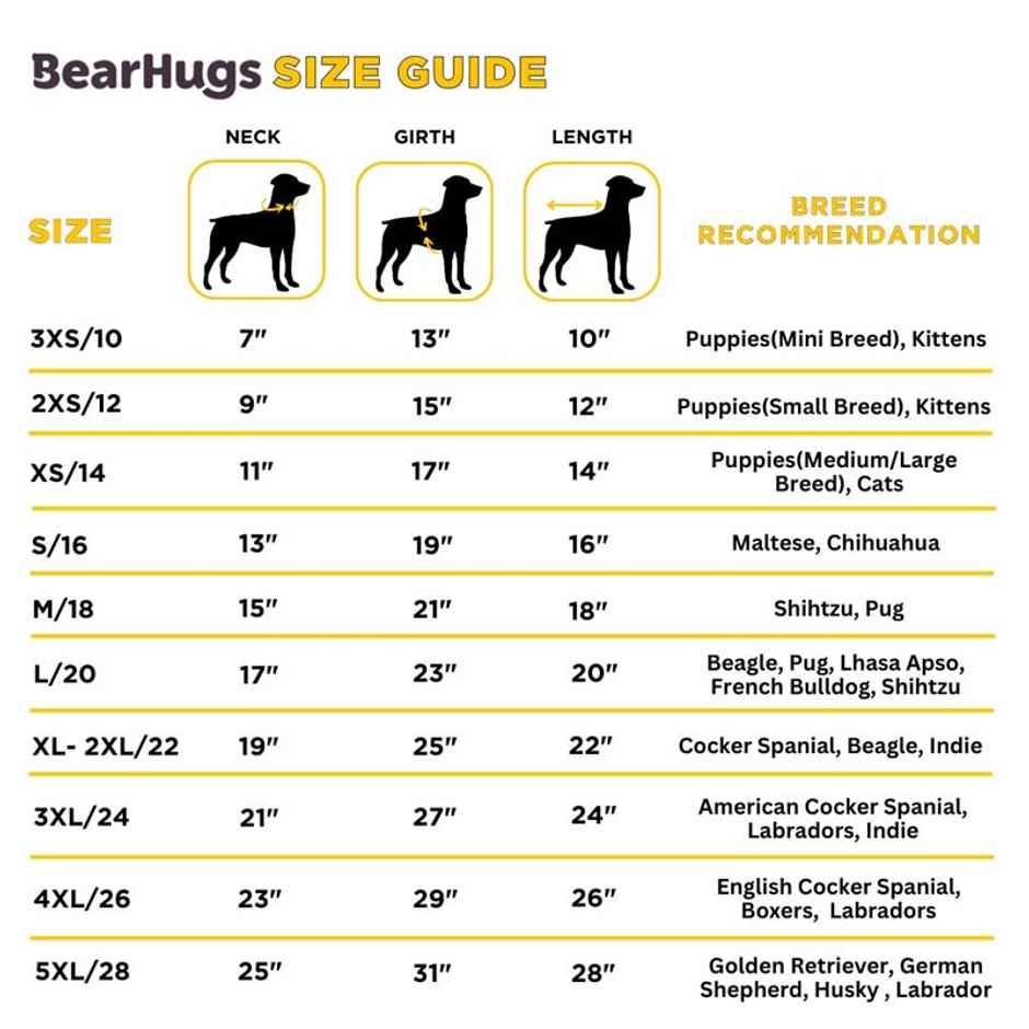 Bearhugs Yellow Highneck Sweater For Dogs M