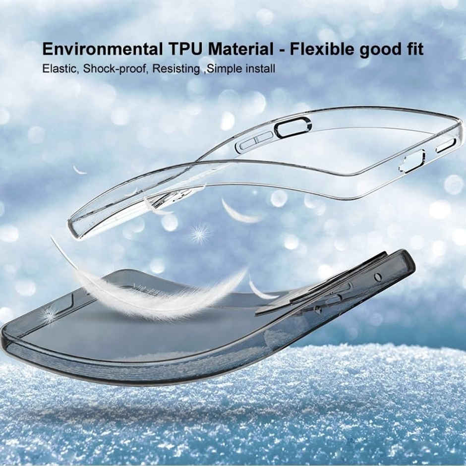 Ohonesty Clear Case, Shockproof Thin Cover for Samsung S23 FE